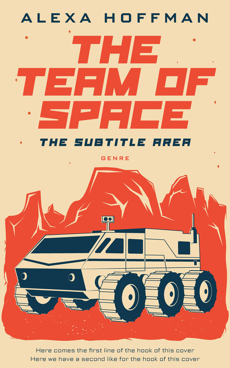 2D view of Sidecar #28624 - Premade Science Fiction Book Cover