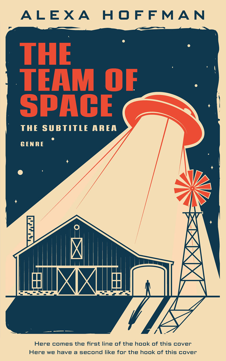 2D view of Sidecar #28625 - Premade Science Fiction Book Cover