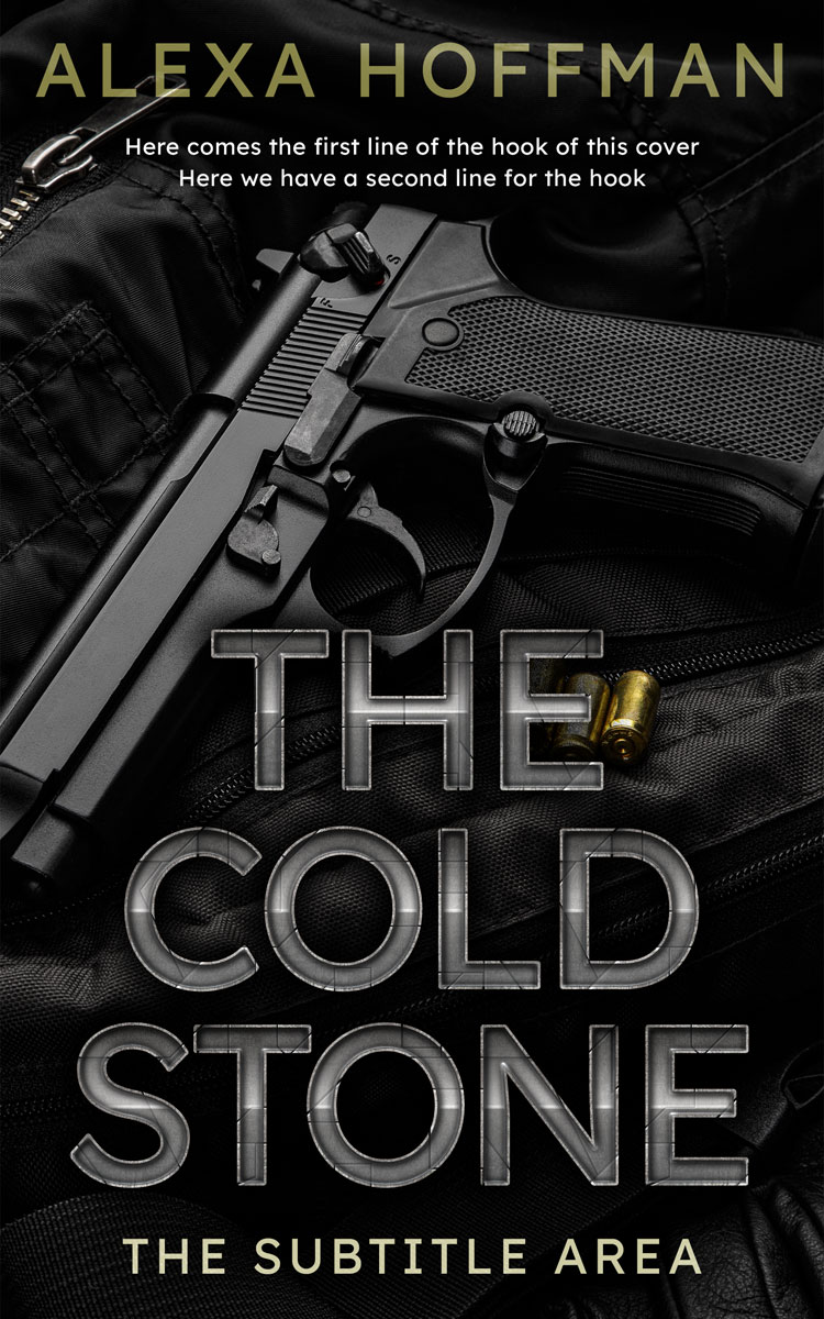 2D view of Cod Gray #28631 - Premade Mystery & Thriller & Suspense Book Cover