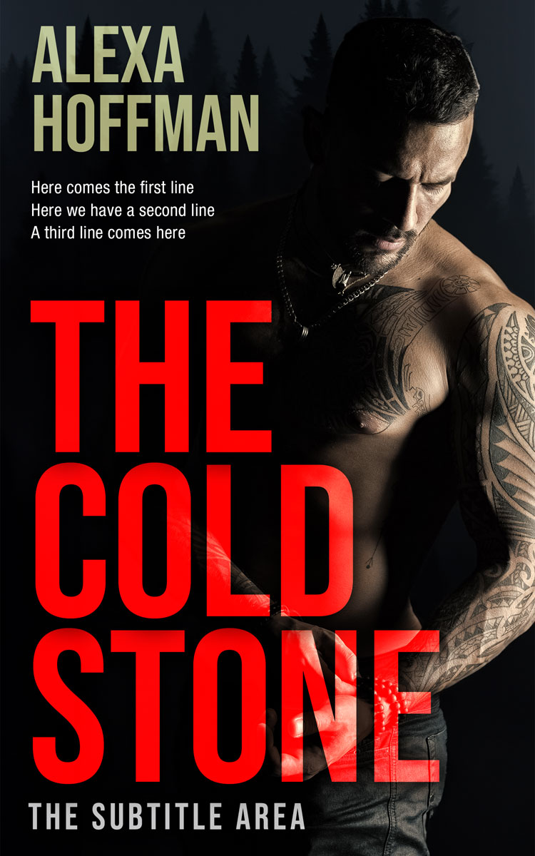 2D view of Premade Erotica Book Cover - Cod Gray