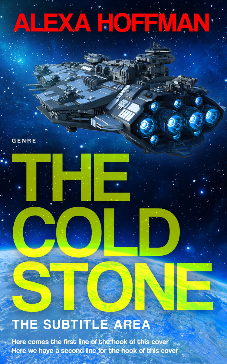 2D view of Premade Science Fiction Book Cover - Earls Green