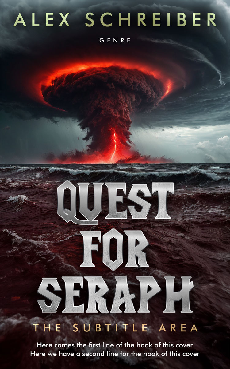 2D view of Thunder #28707 - Premade Apocalyptica Book Cover