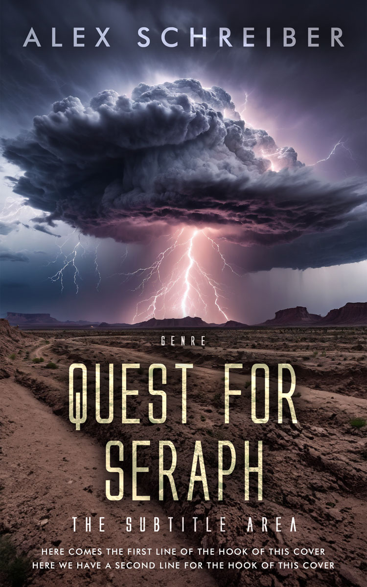 2D view of Premade Mystery & Thriller & Suspense Book Cover - Ship Gray