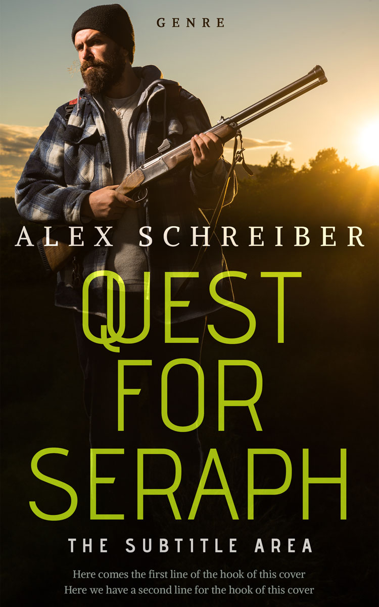 2D view of Premade Mystery & Thriller & Suspense Book Cover - Karaka