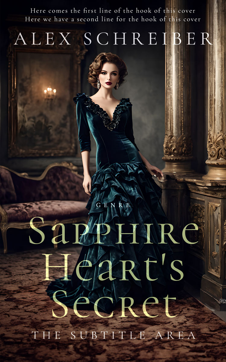 2D view of Thunder #28730 - Premade Romance Book Cover