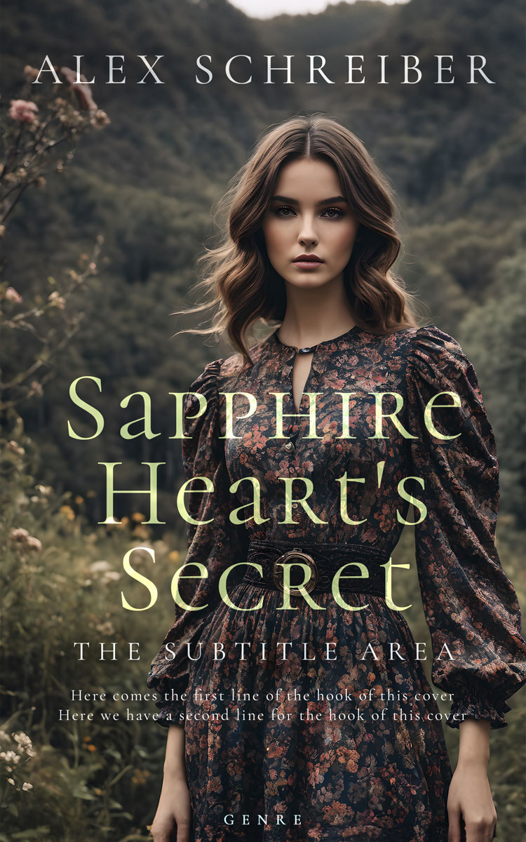 2D view of Dune #28731 - Premade Romance Book Cover