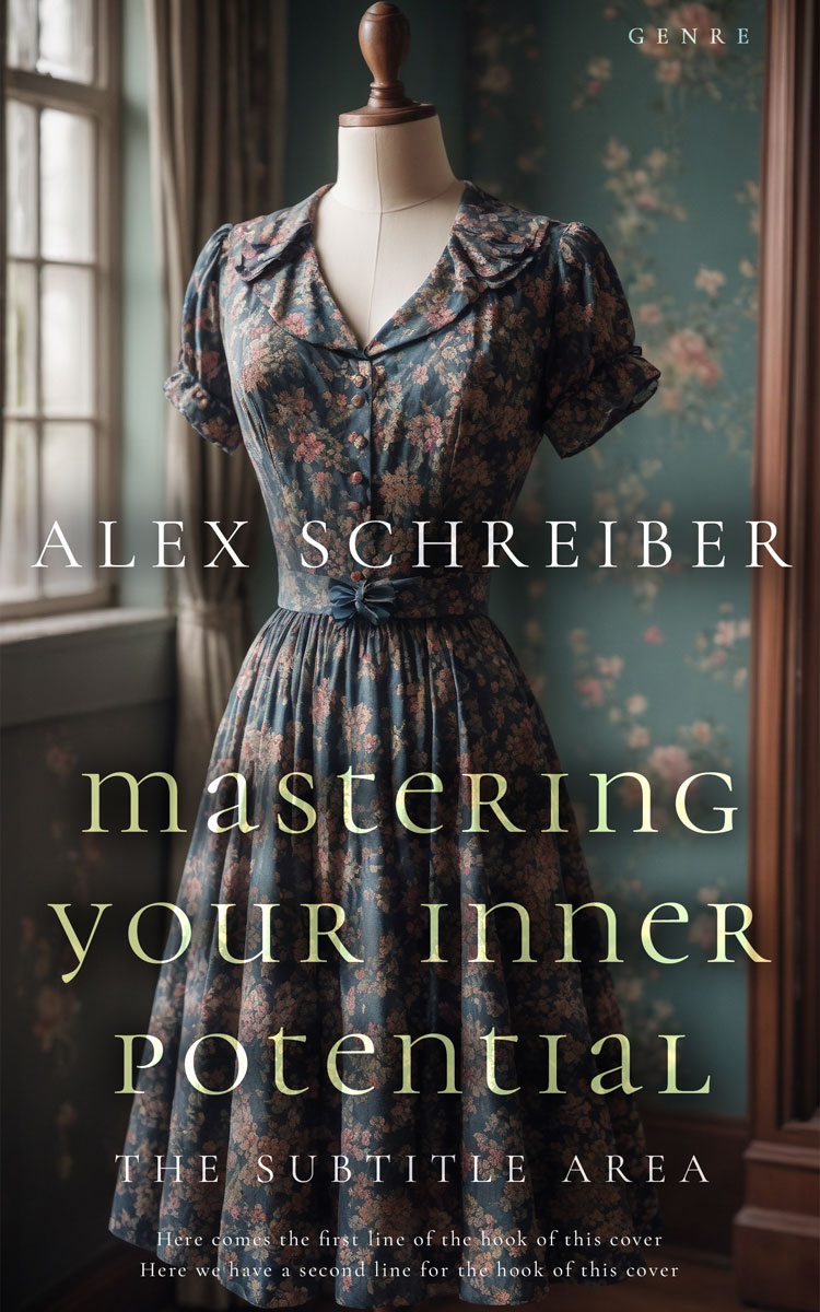 2D view of Premade Literary Fiction Book Cover - Dune