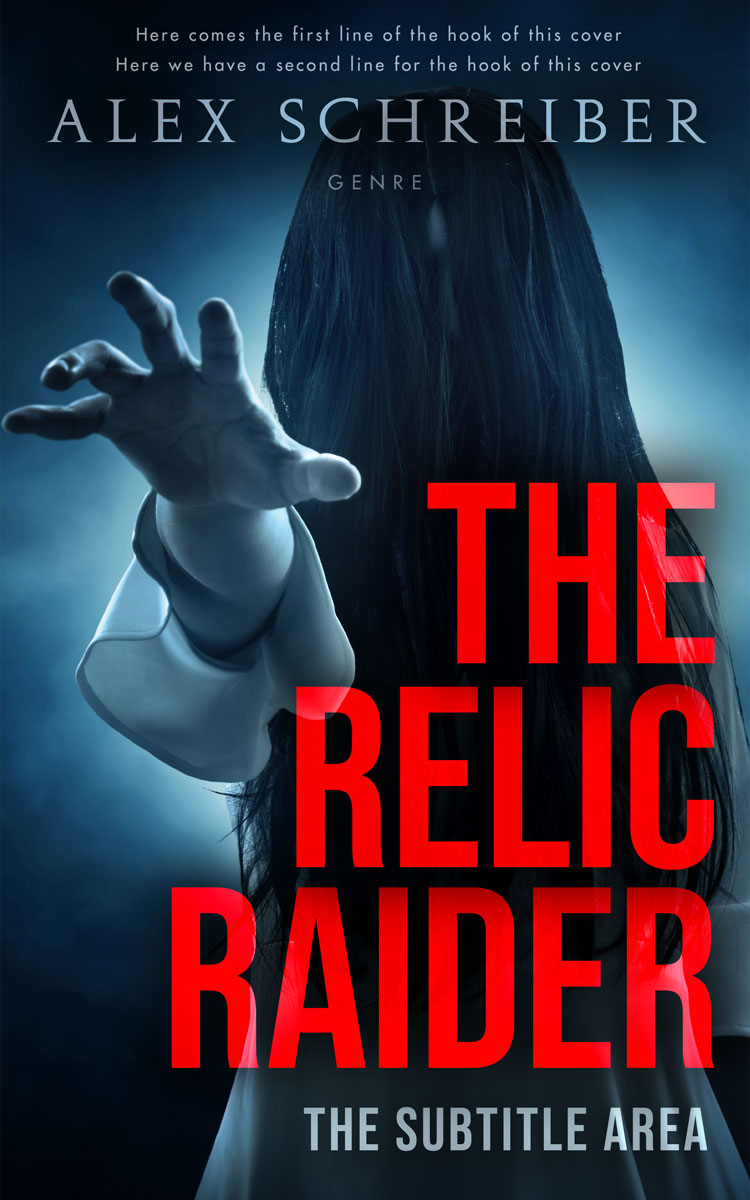 2D view of Alizarin Crimson #28765 - Premade Horror Book Cover