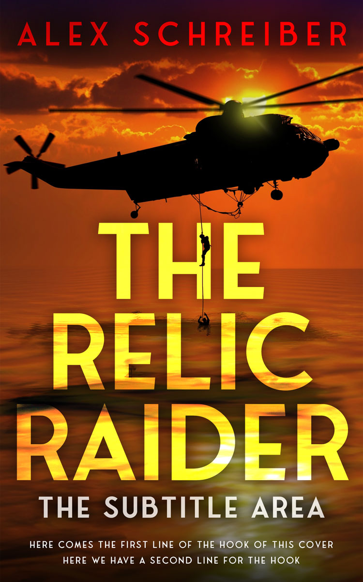 2D view of Copper Canyon #28770 - Premade Action & Adventure Book Cover