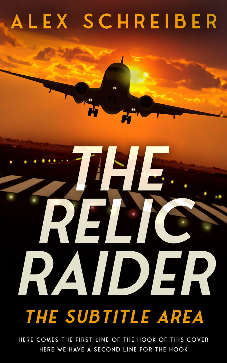 2D view of Crowshead #28771 - Premade Action & Adventure Book Cover