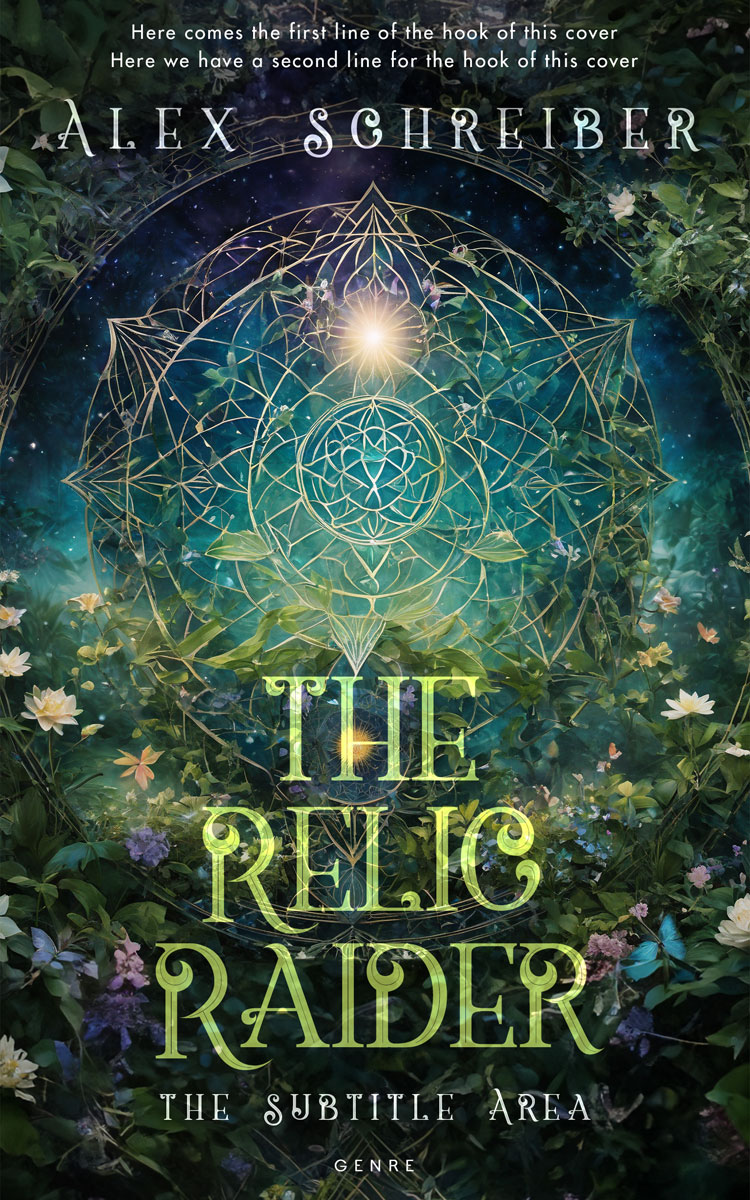 2D view of Outer Space #28772 - Premade Religion & Spirituality Book Cover