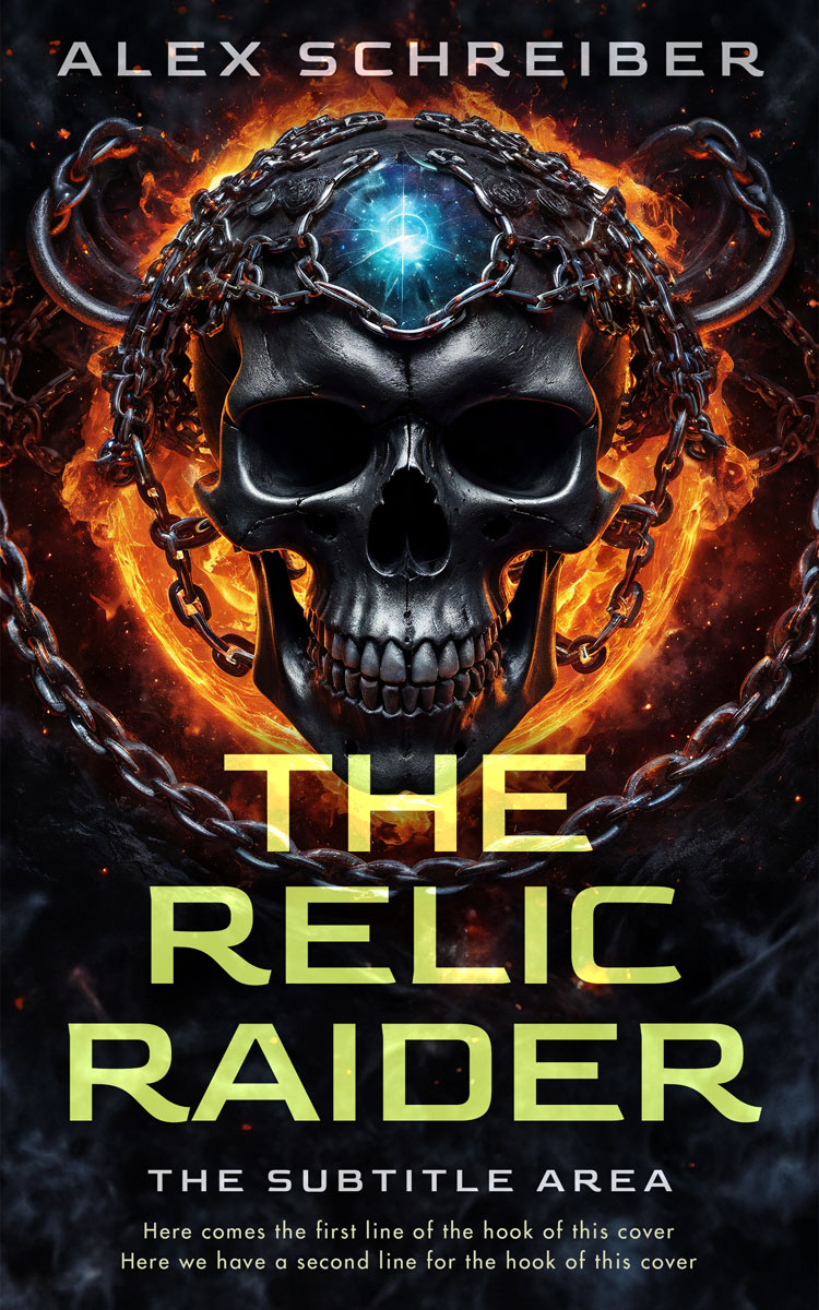 2D view of Premade Fantasy Book Cover - Sundance