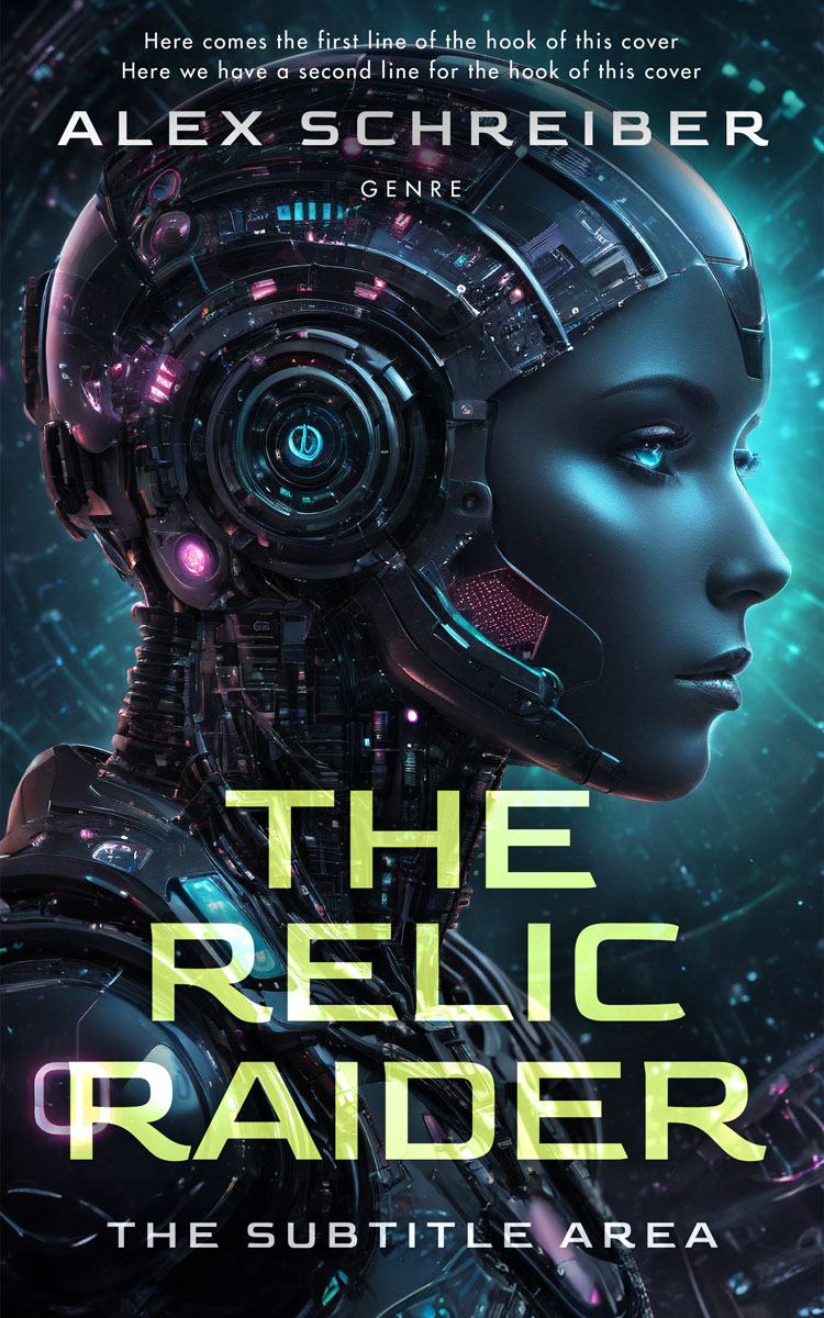 2D view of Mirage #28784 - Premade Science Fiction Book Cover