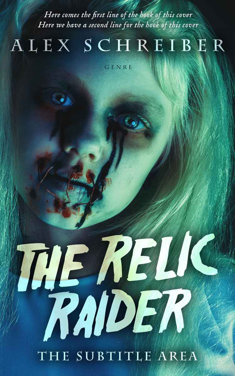 2D view of Te Papa Green #28815 - Premade Horror Book Cover