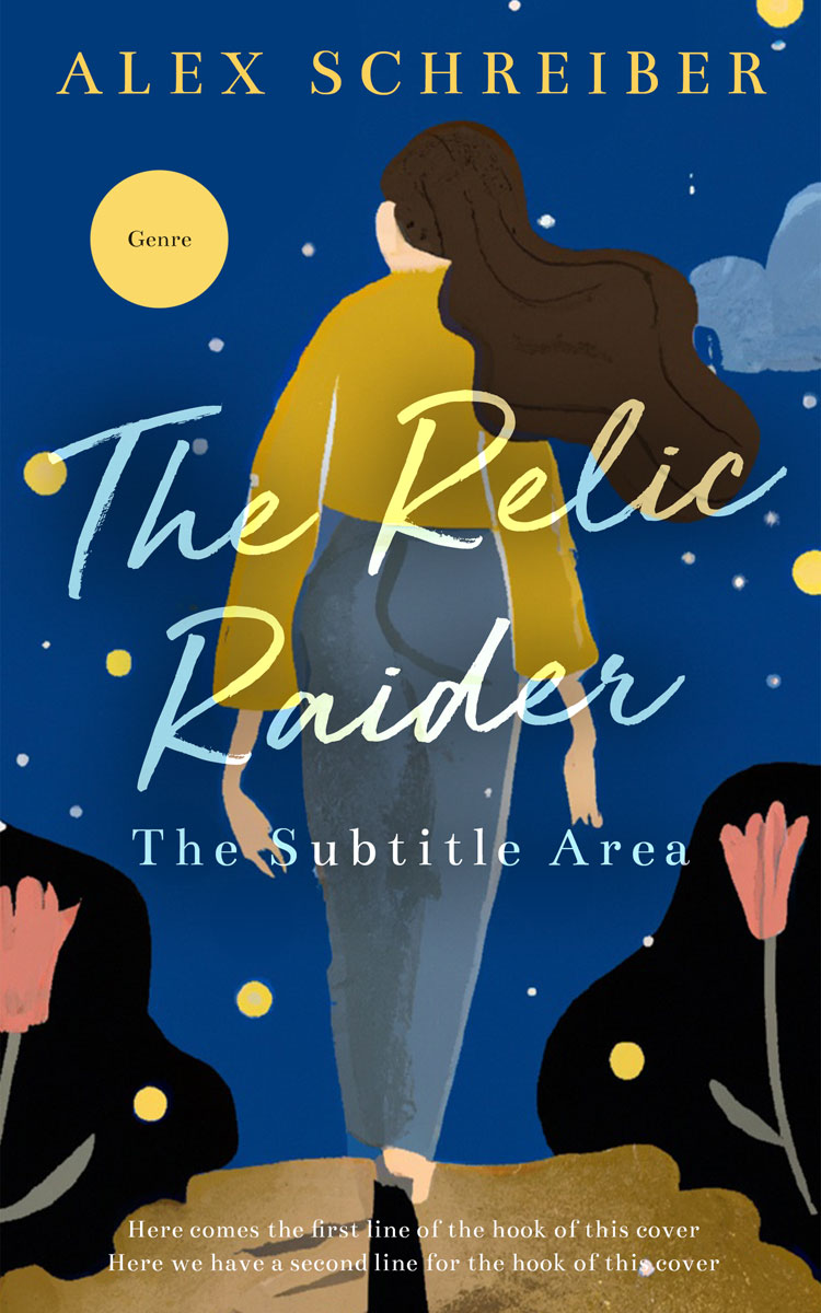 2D view of Premade Teen & Young Adult Book Cover - Husk