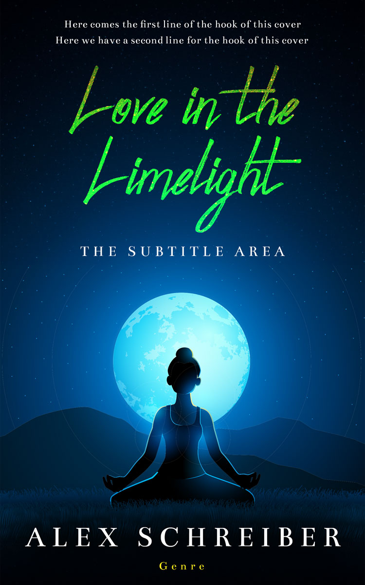 2D view of Premade Health & Dieting & Fitness Book Cover - Black Pearl