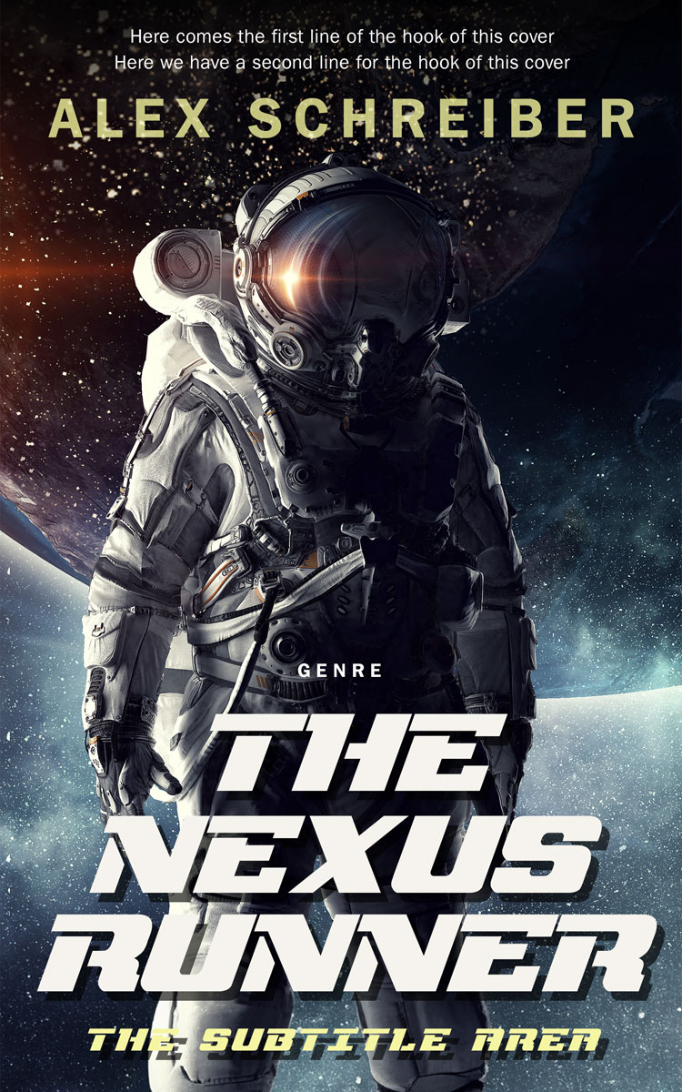 2D view of Moon Mist #28850 - Premade Science Fiction Book Cover