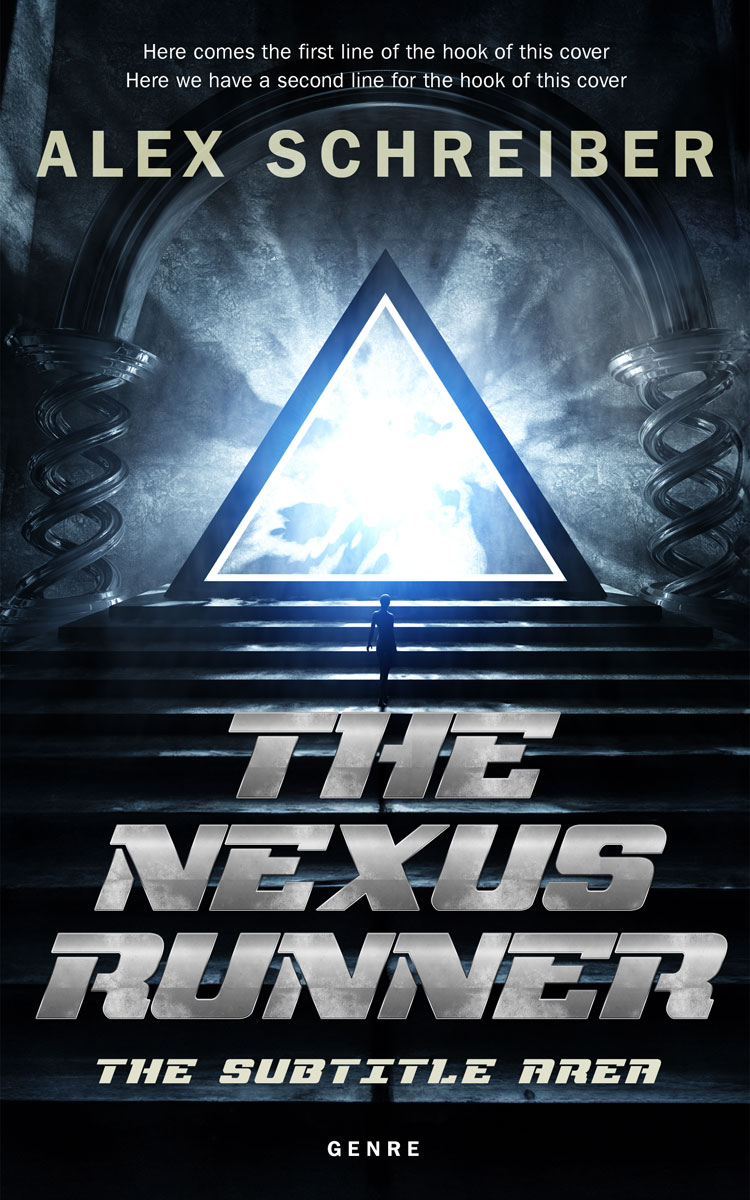 2D view of Premade Science Fiction Book Cover - Submarine