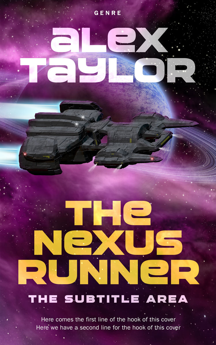 2D view of Wine Berry #28864 - Premade Science Fiction Book Cover