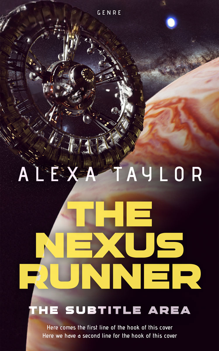 2D view of Straw #28872 - Premade Science Fiction Book Cover