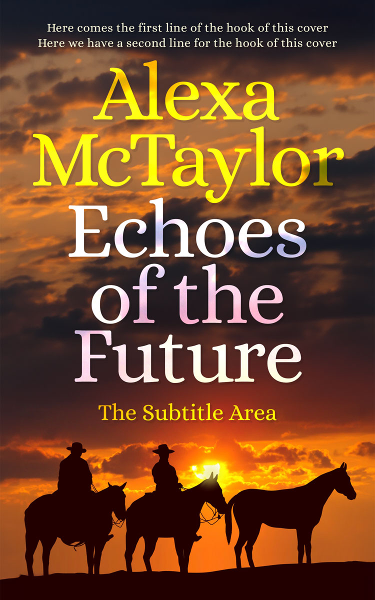 2D view of Jon #28890 - Premade Western Book Cover