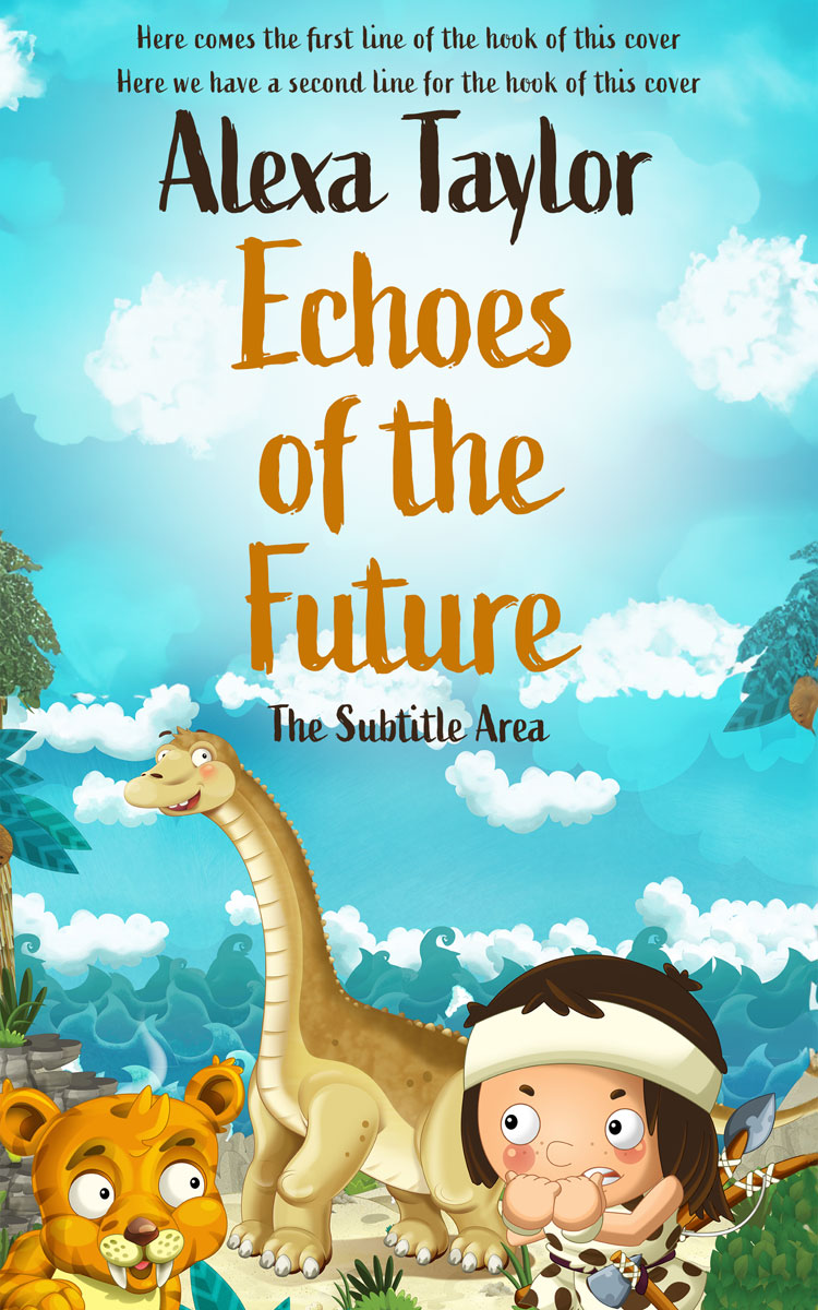 2D view of Premade Children's Book Cover - Skeptic
