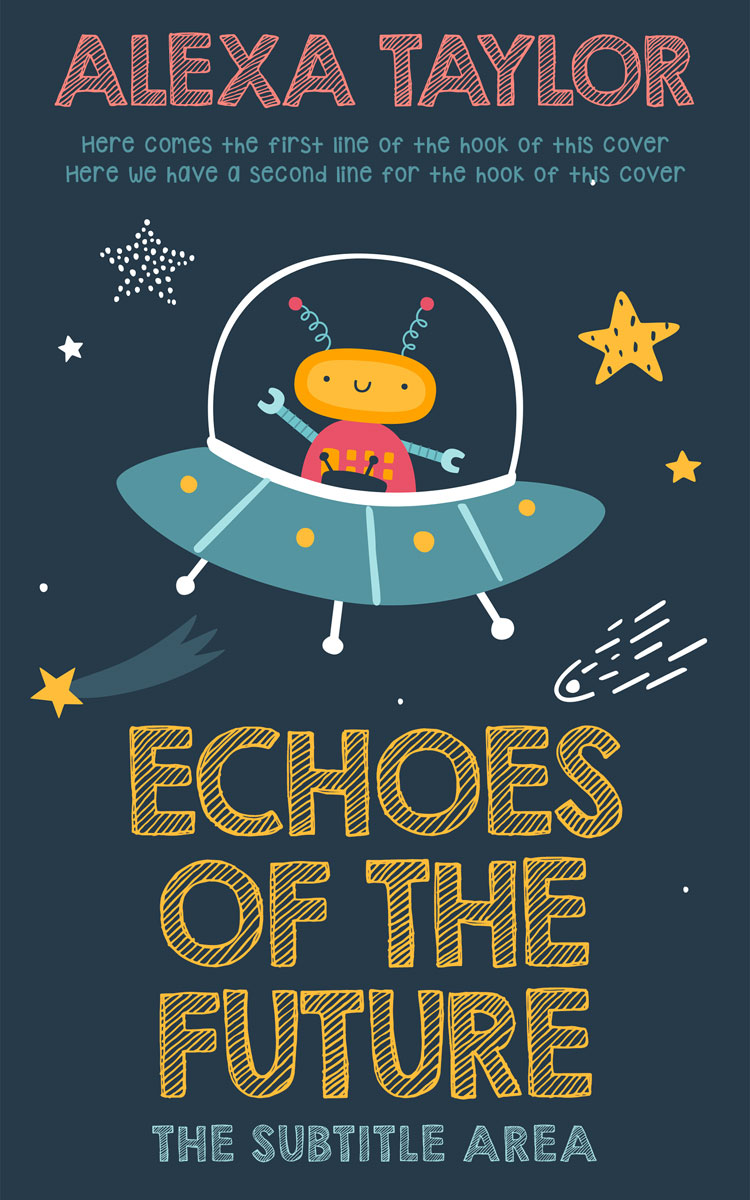 2D view of Premade Children's Book Cover - Pickled Bluewood