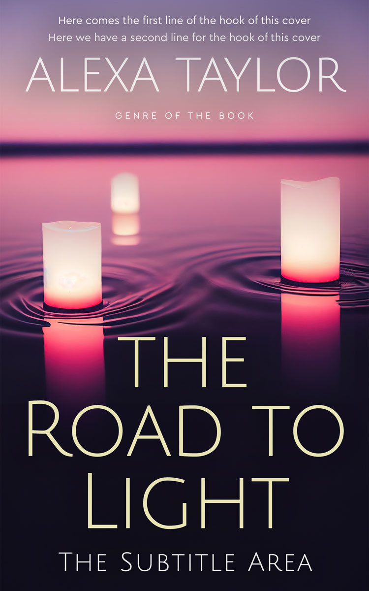 2D view of Premade Health & Mind & Body Book Cover - Petite Orchid