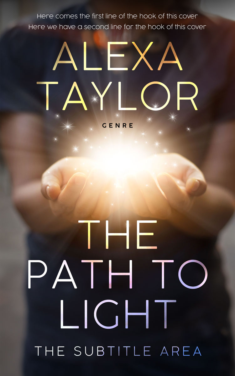 2D view of Premade Fantasy Book Cover - Thunder