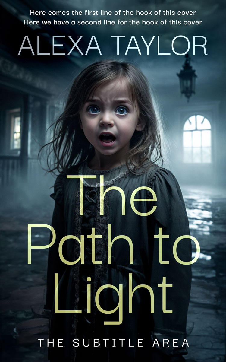 2D view of Premade Mystery & Thriller & Suspense Book Cover - Mirage