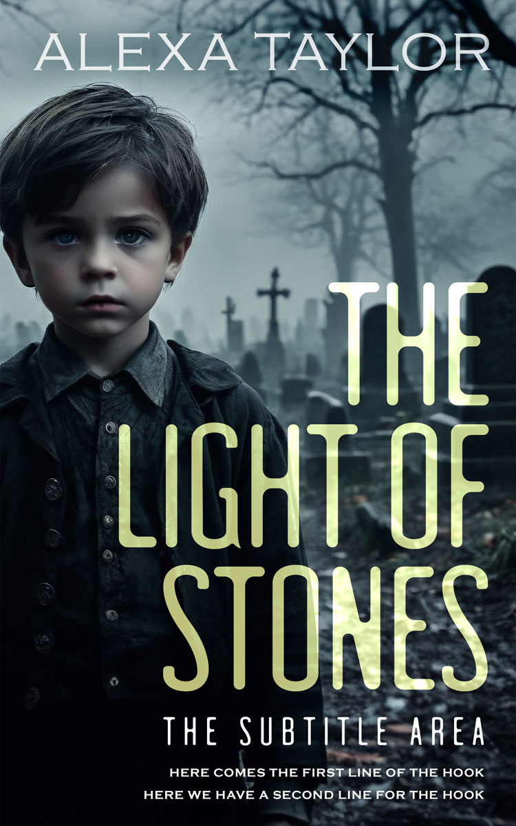 2D view of Mirage #28962 - Premade Horror Book Cover