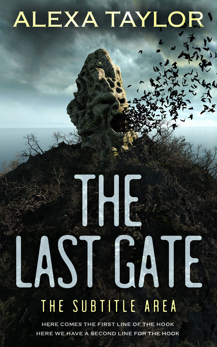 2D view of Tiara #28969 - Premade Horror Book Cover