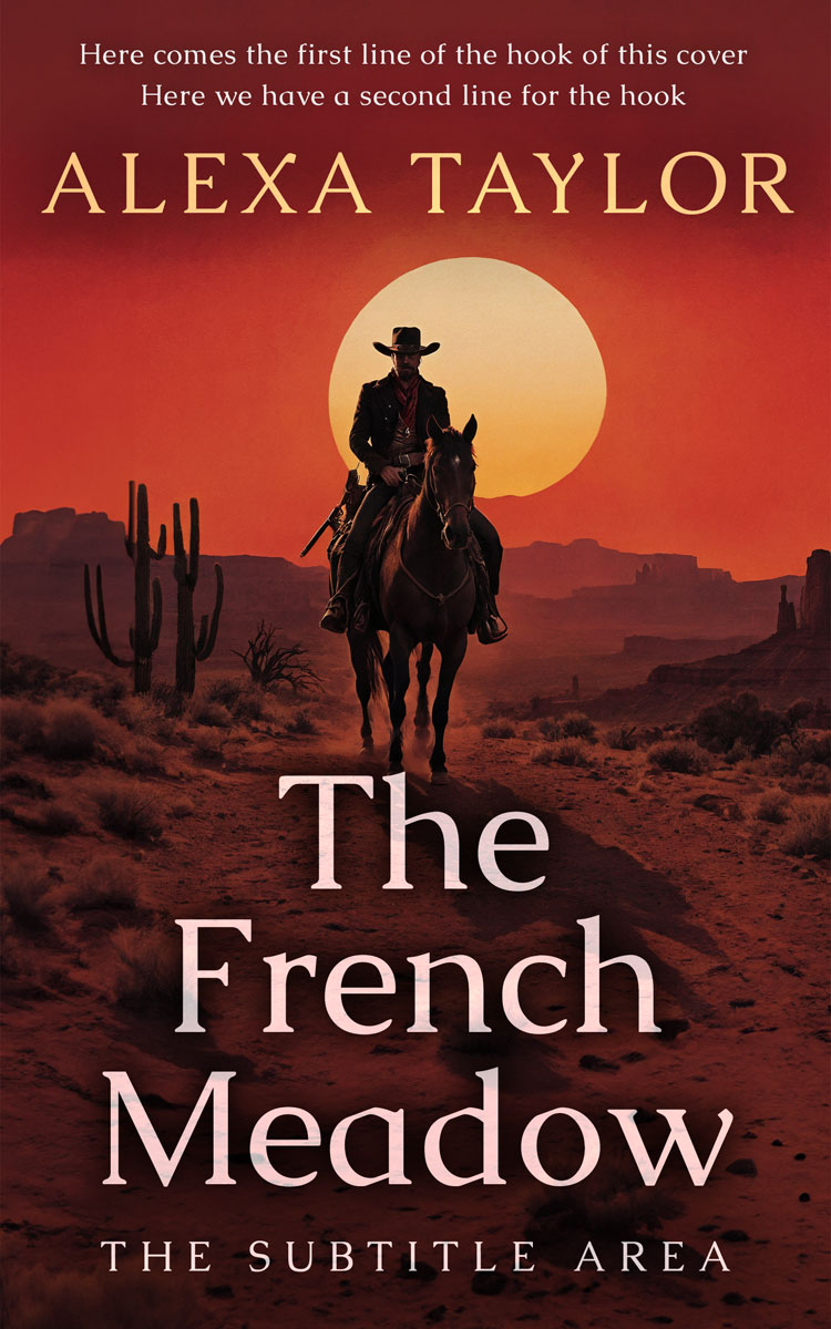 2D view of Cocoa Bean #28996 - Premade Action & Adventure Book Cover