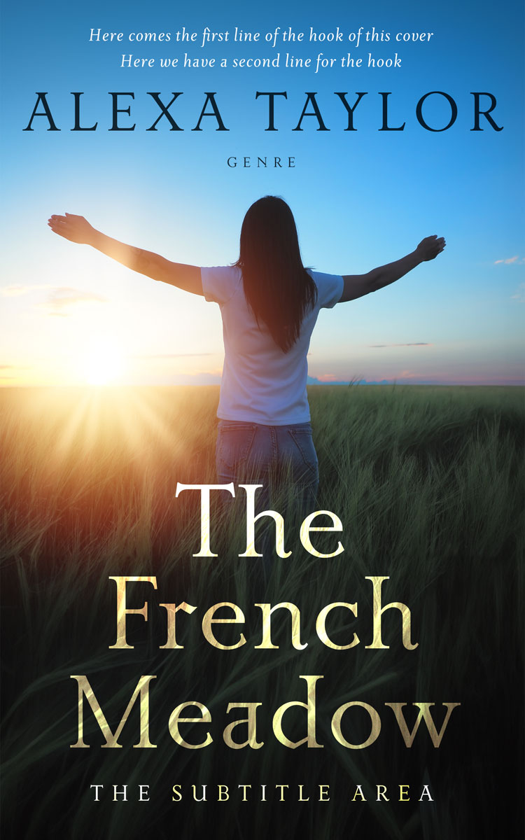 2D view of Premade Self-Improvement & Self-Help Book Cover - Sisal