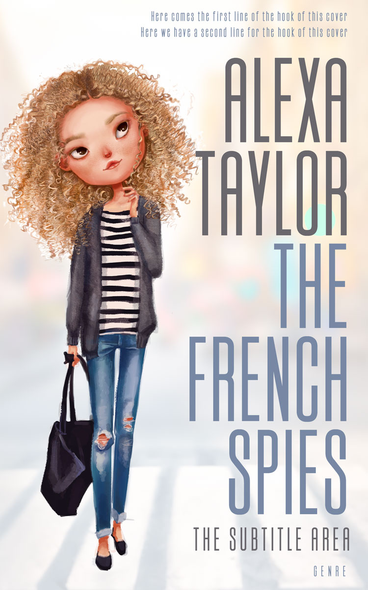 2D view of Premade Teen & Young Adult Book Cover - Pearl Bush