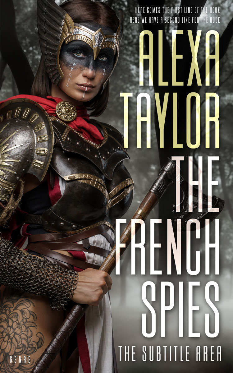 2D view of Premade Fantasy Book Cover - Dune