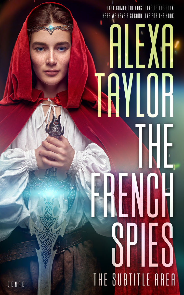 2D view of Thunder #29027 - Premade Fantasy Book Cover