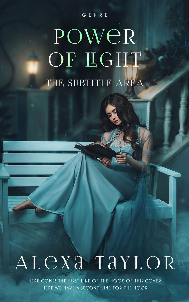 2D view of Te Papa Green #29042 - Premade Fantasy Book Cover