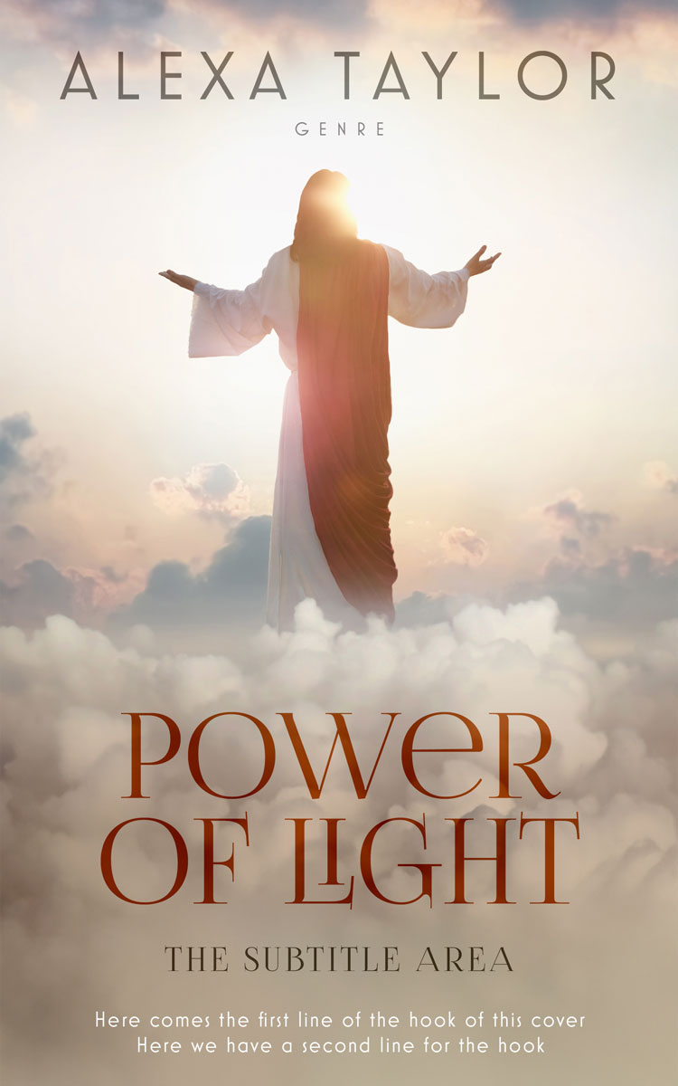 2D view of Soft Amber #29048 - Premade Religion & Spirituality Book Cover | BookCoverZone