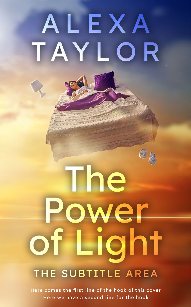 2D view of Premade Self-Improvement & Self-Help Book Cover - Muesli