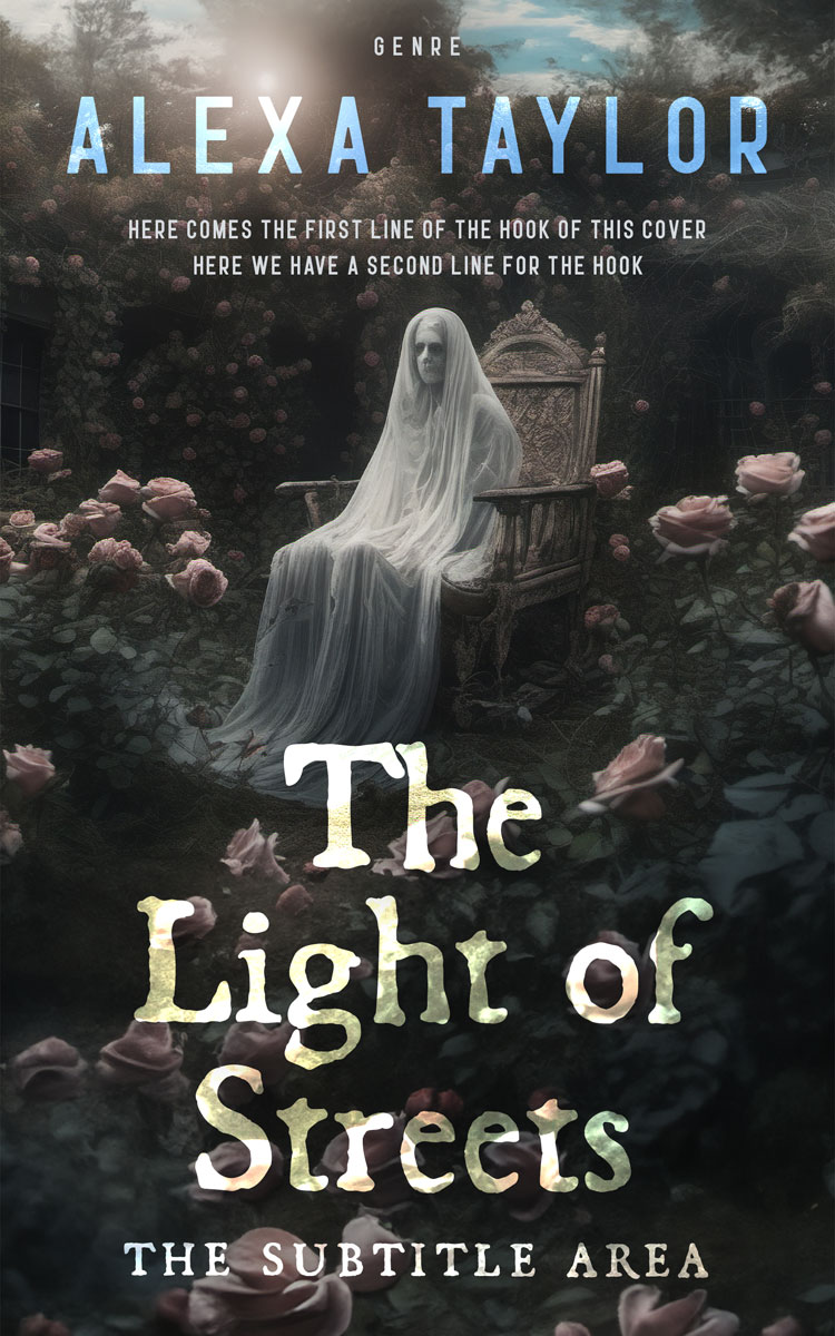 2D view of Heavy Metal #29089 - Premade Abstract Book Cover