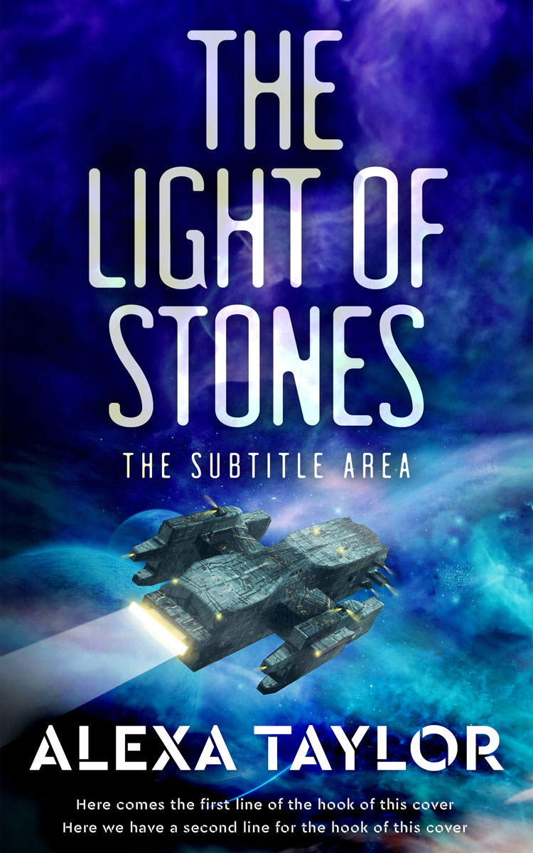 2D view of Deep Koamaru #29111 - Premade Science Fiction Book Cover