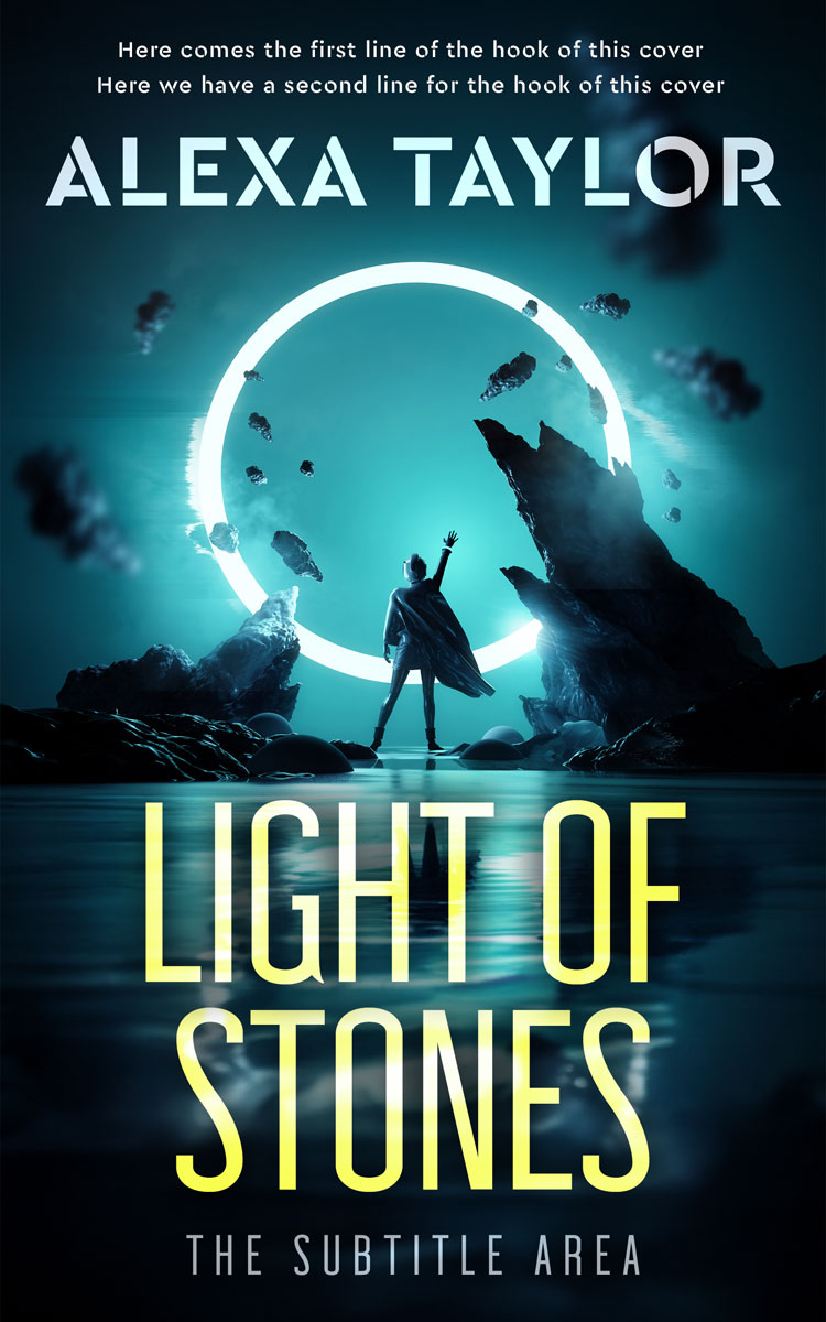 2D view of Premade Science Fiction Book Cover - Firefly