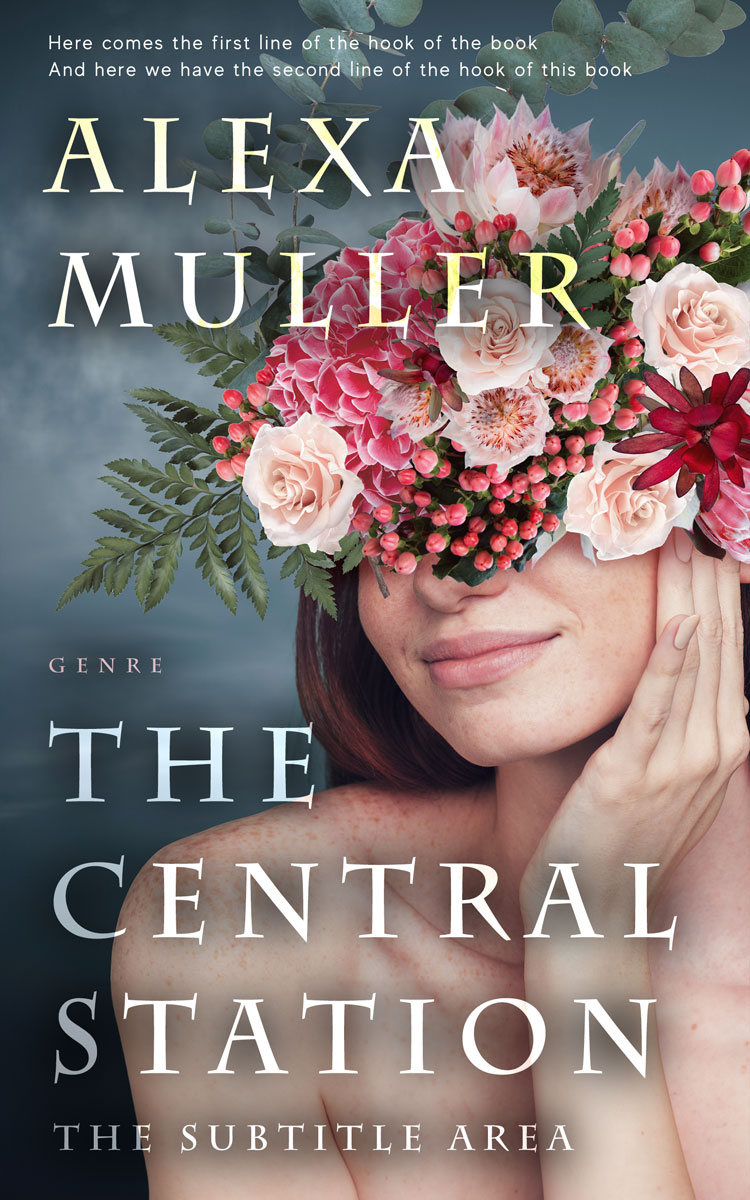 2D view of Spicy Pink #29163 - Premade Abstract Book Cover