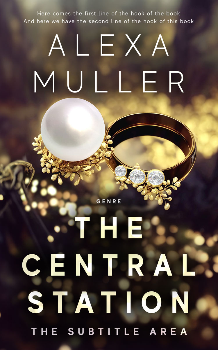 2D view of Cocoa Brown #29166 - Premade Royal Romance Book Cover