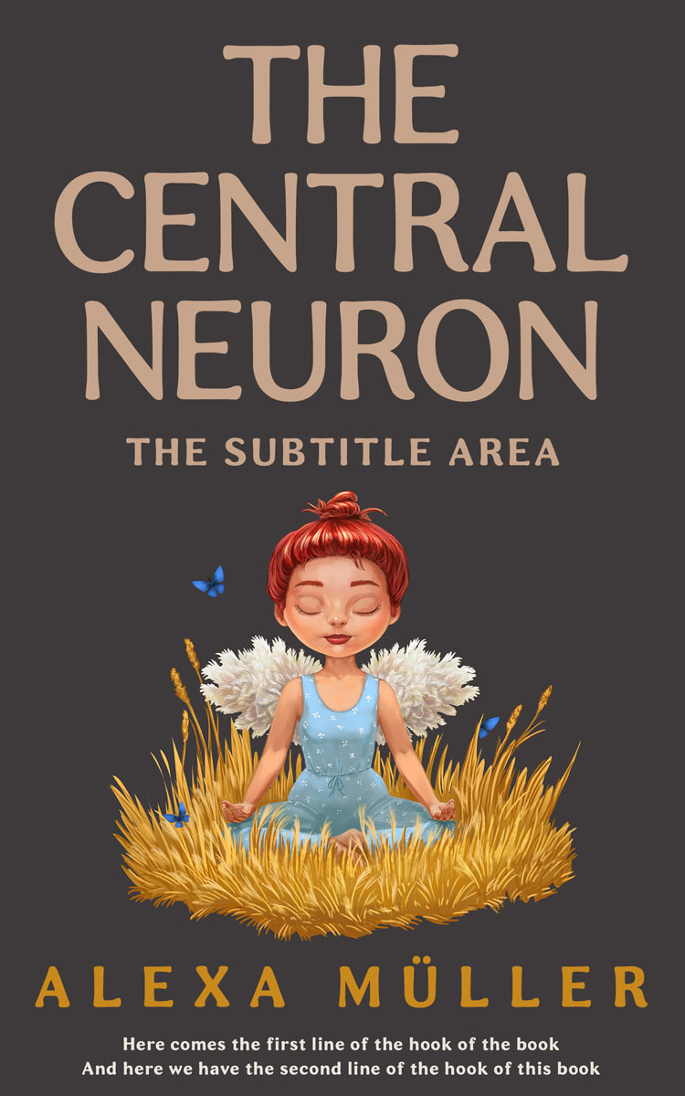 2D view of Premade Children's Book Cover - Masala