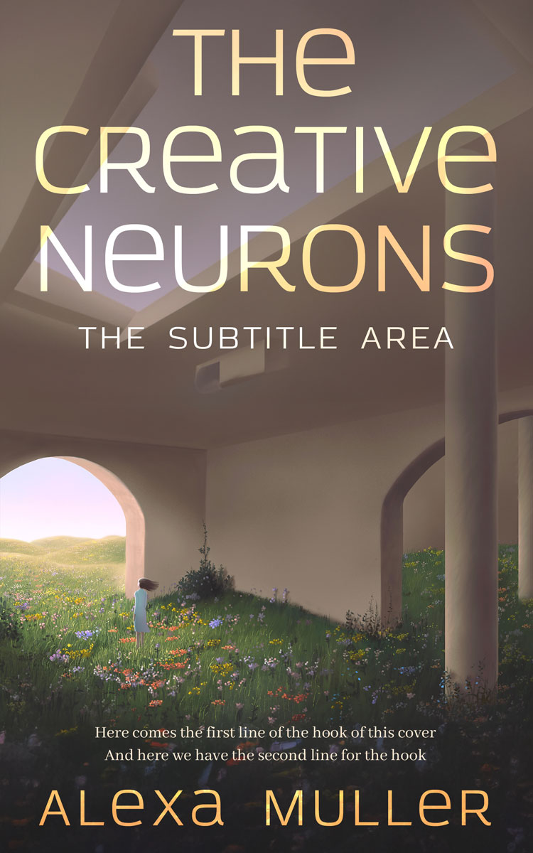 2D view of Pine Cone #29176 - Premade Fantasy Book Cover