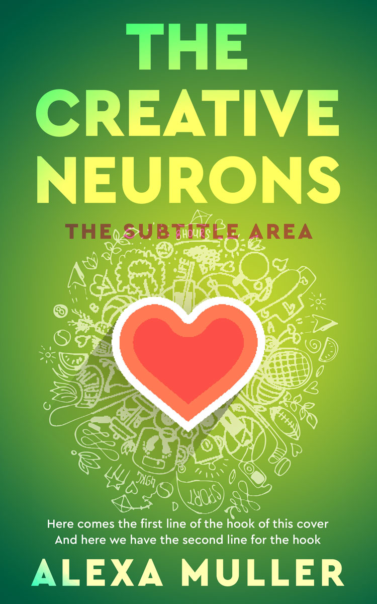 2D view of Premade Health & Mind & Body Book Cover - Apple