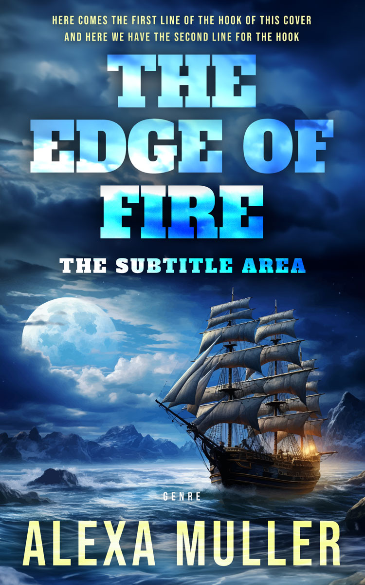 2D view of Premade Travel Book Cover - San Juan