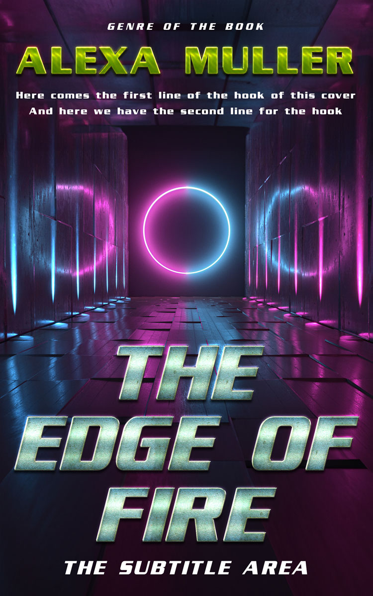 2D view of Bleached Cedar #29200 - Premade Science Fiction Book Cover